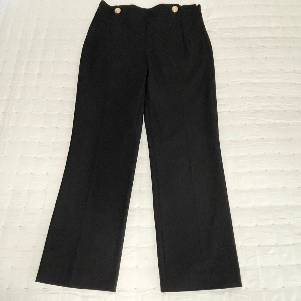 Ann Taylor Dress Pants Women's 6 Black Trousers Workwear